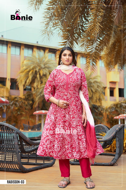 Radisson Bonie Vatican Readymade Anarkali Suits Exporter India