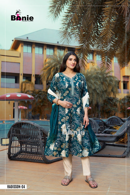 Radisson Bonie Vatican Readymade Anarkali Suits Exporter India