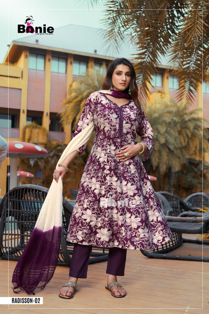 Radisson Bonie Vatican Readymade Anarkali Suits Exporter India