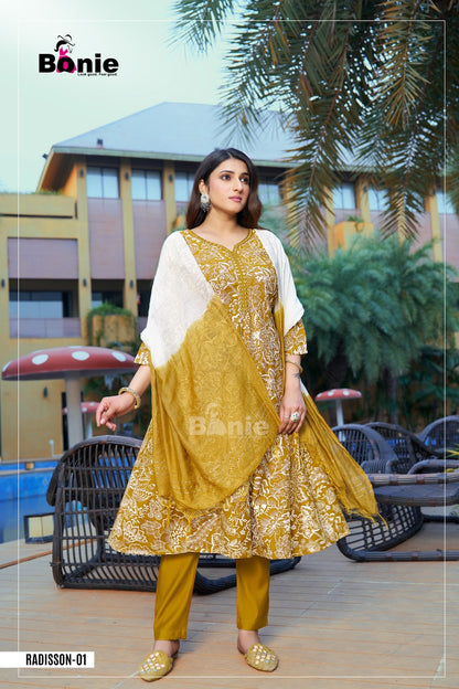 Radisson Bonie Vatican Readymade Anarkali Suits Exporter India