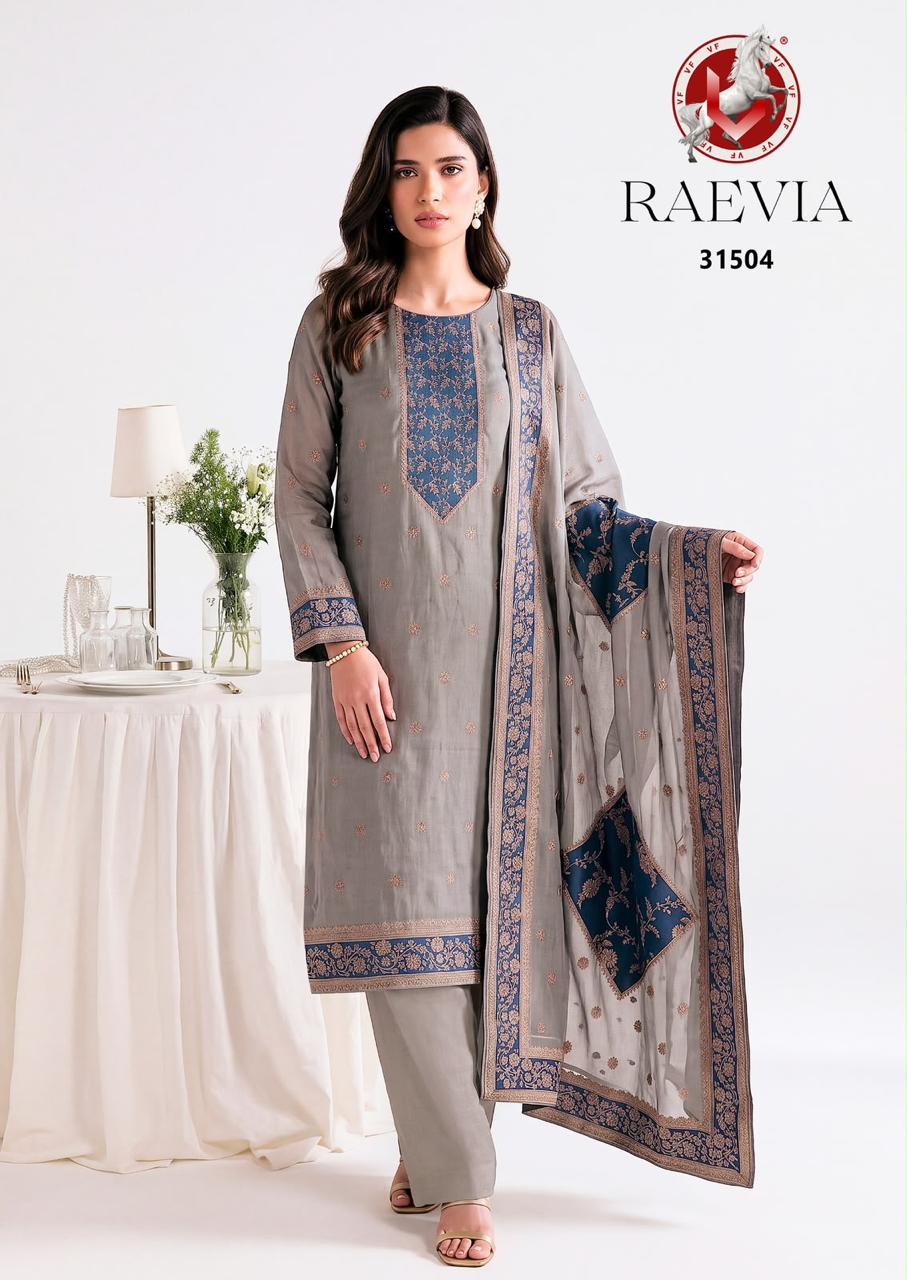 Raevia Vivek Banglori Silk Pant Style Suits Wholesale Rate