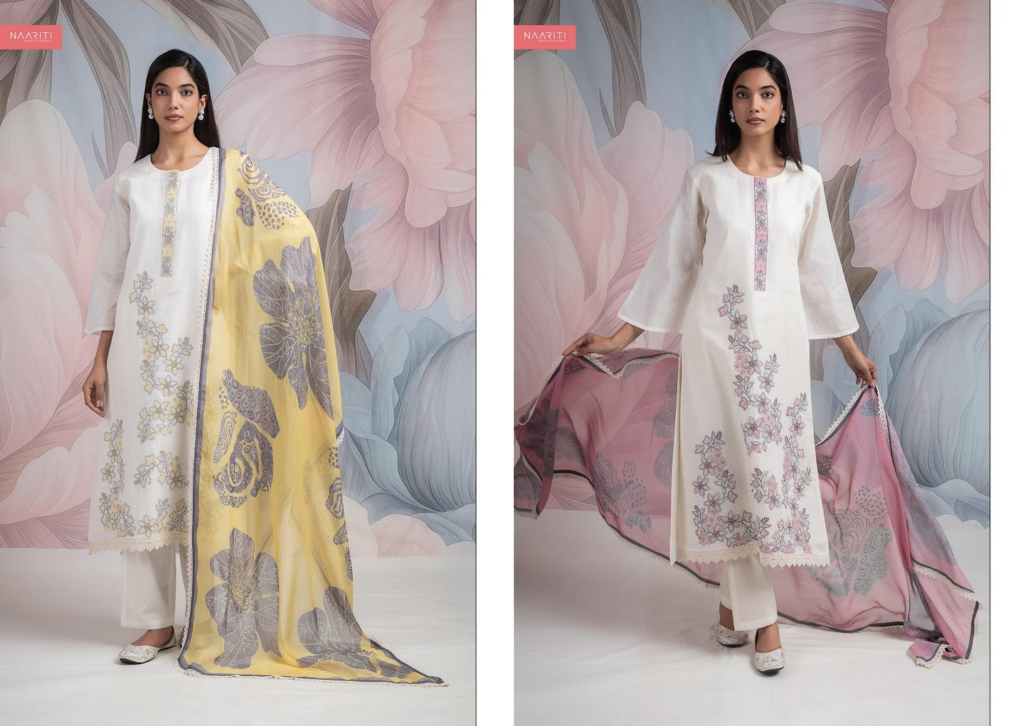 Rafi Naariti Linen Pant Style Suits Supplier Ahmedabad