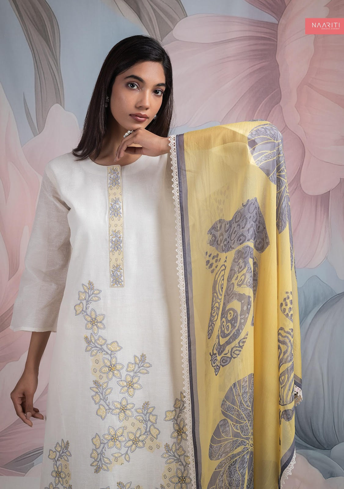 Rafi Naariti Linen Pant Style Suits Supplier Ahmedabad