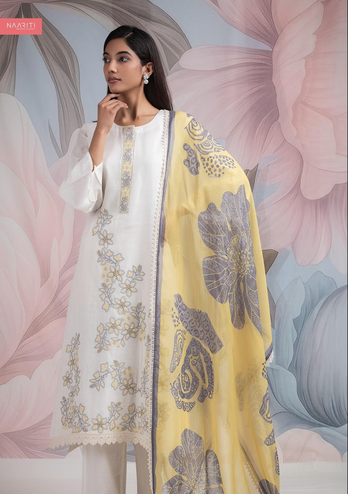 Rafi Naariti Linen Pant Style Suits Supplier Ahmedabad
