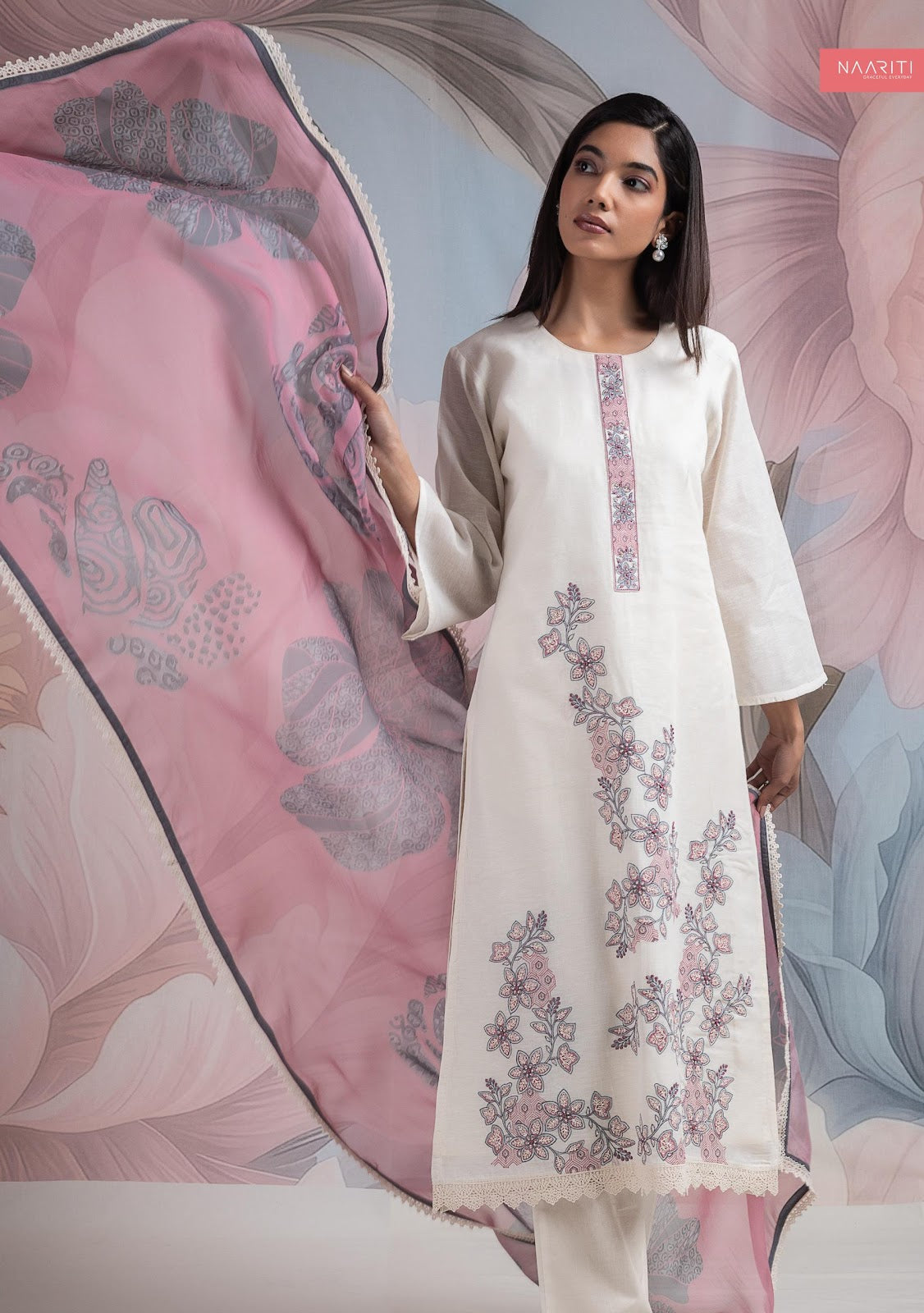 Rafi Naariti Linen Pant Style Suits Supplier Ahmedabad