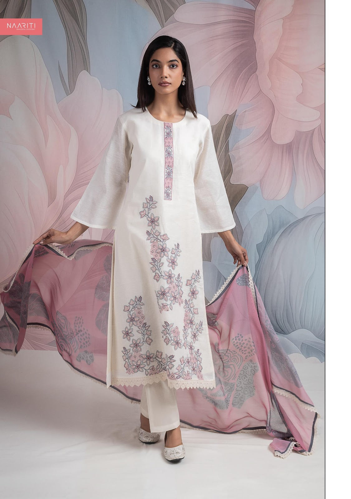 Rafi Naariti Linen Pant Style Suits Supplier Ahmedabad