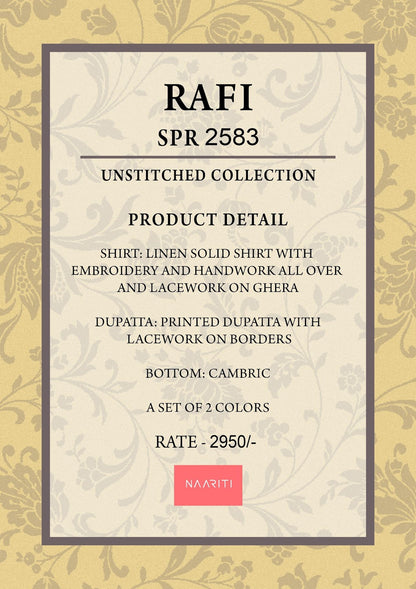 Rafi Naariti Linen Pant Style Suits Supplier Ahmedabad