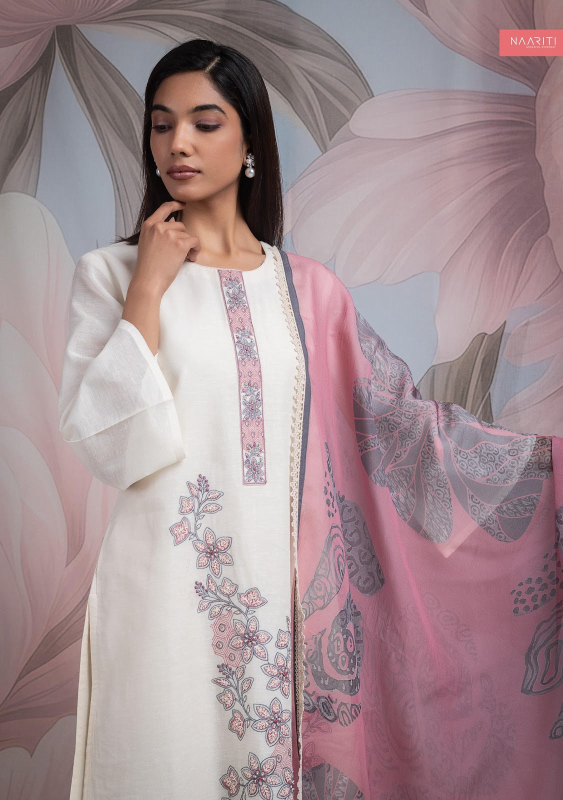 Rafi Naariti Linen Pant Style Suits Supplier Ahmedabad