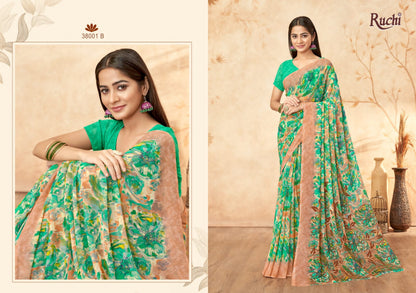 Ragaa Georgette 15 Ruchi Sarees Supplier
