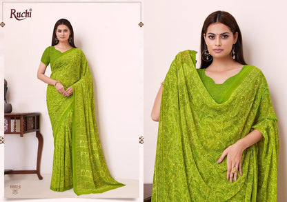 Ragaa Georgette 19 Ruchi Sarees Wholesaler Ahmedabad