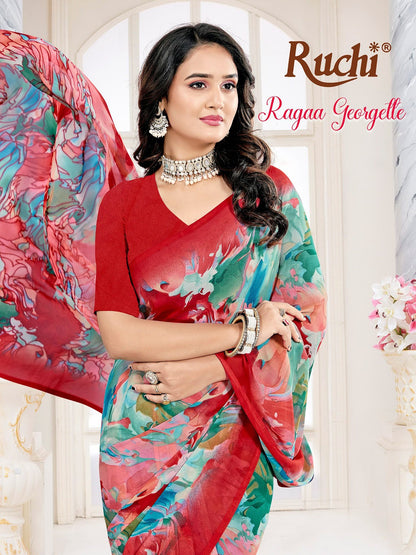 Ragaa Georgette 28 Ruchi Sarees Wholesale