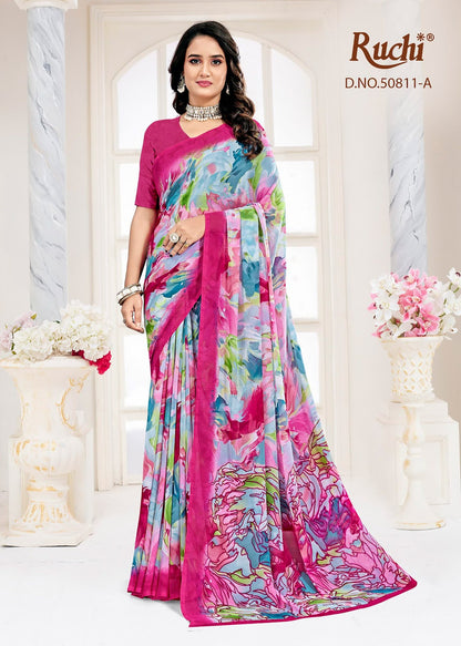 Ragaa Georgette 28 Ruchi Sarees Wholesale