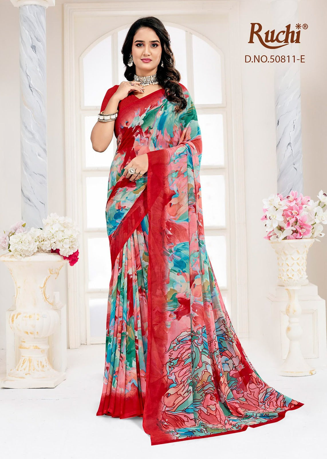 Ragaa Georgette 28 Ruchi Sarees Wholesale