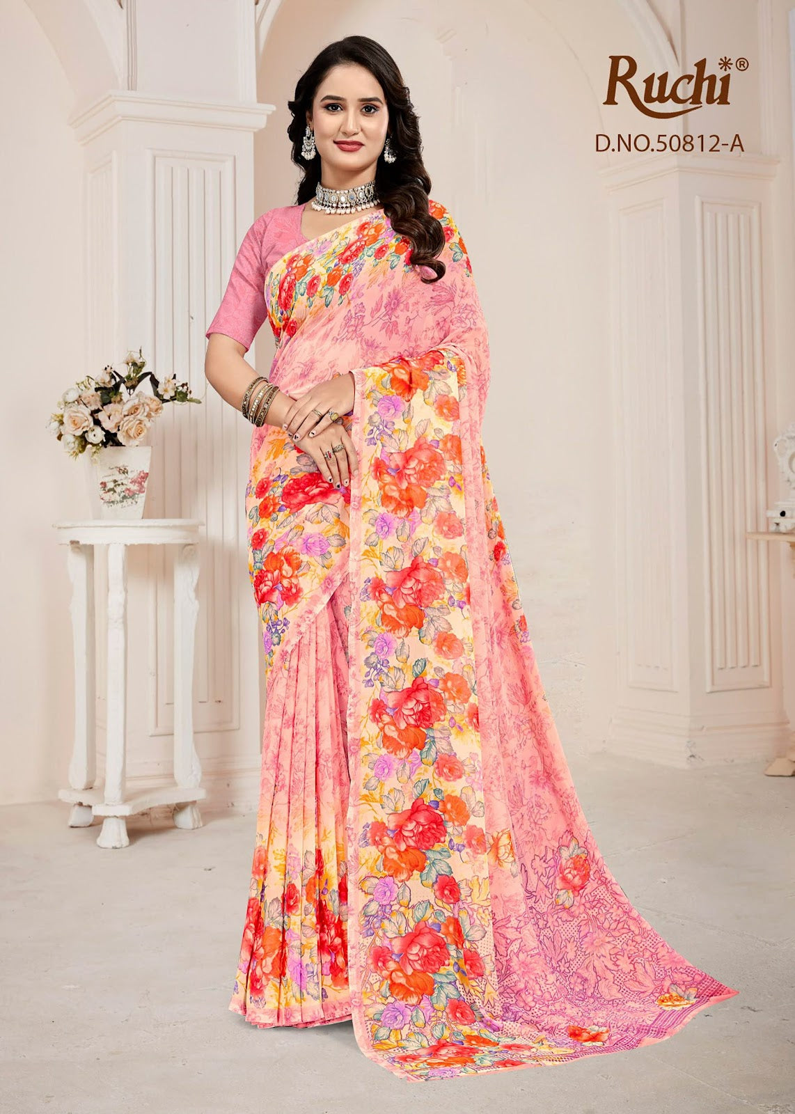 Ragaa Georgette 29 Ruchi Sarees Manufacturer Gujarat