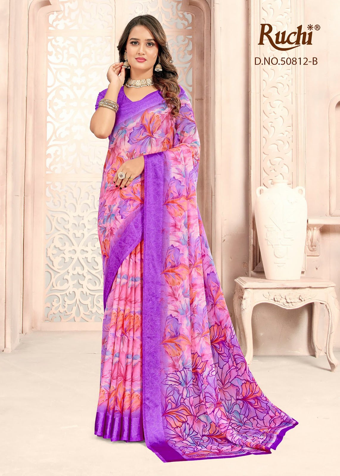 Ragaa Georgette 30 Ruchi Sarees Wholesale Price