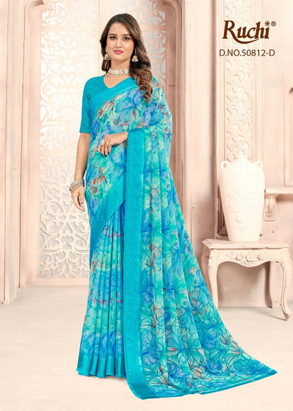 Ragaa Georgette 30 Ruchi Sarees Wholesale Price