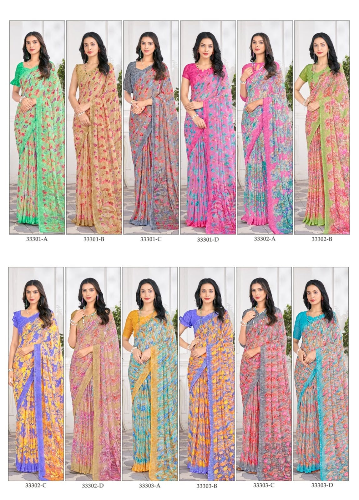 Ragaa Georgette 9 Ruchi Sarees – Kavya Style Plus