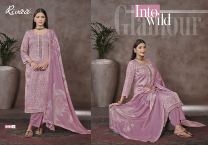 Ragini 2 Rivaa Jam Satin Plazzo Style Suits Supplier Gujarat