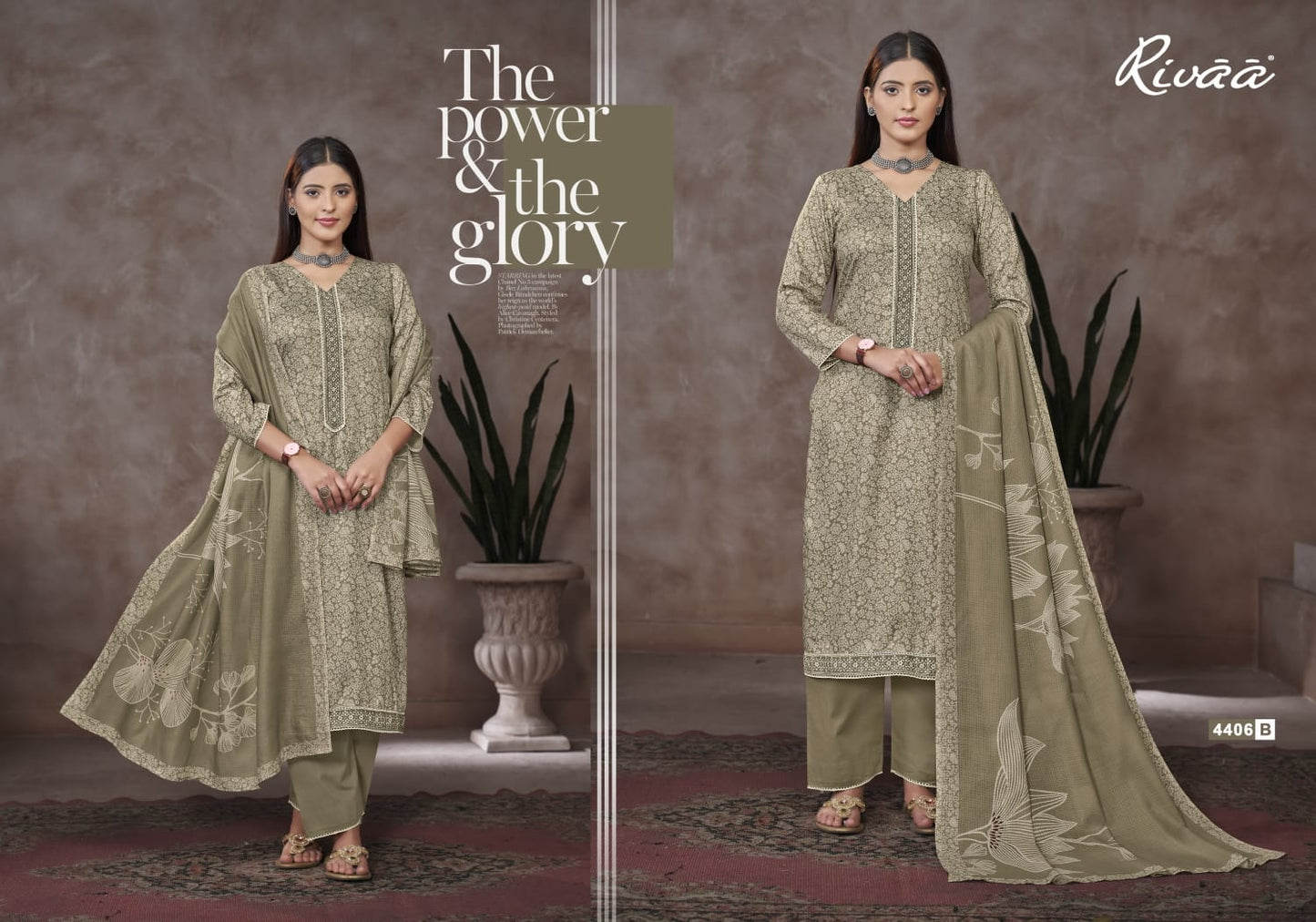 Ragini 2 Rivaa Jam Satin Plazzo Style Suits Supplier Gujarat