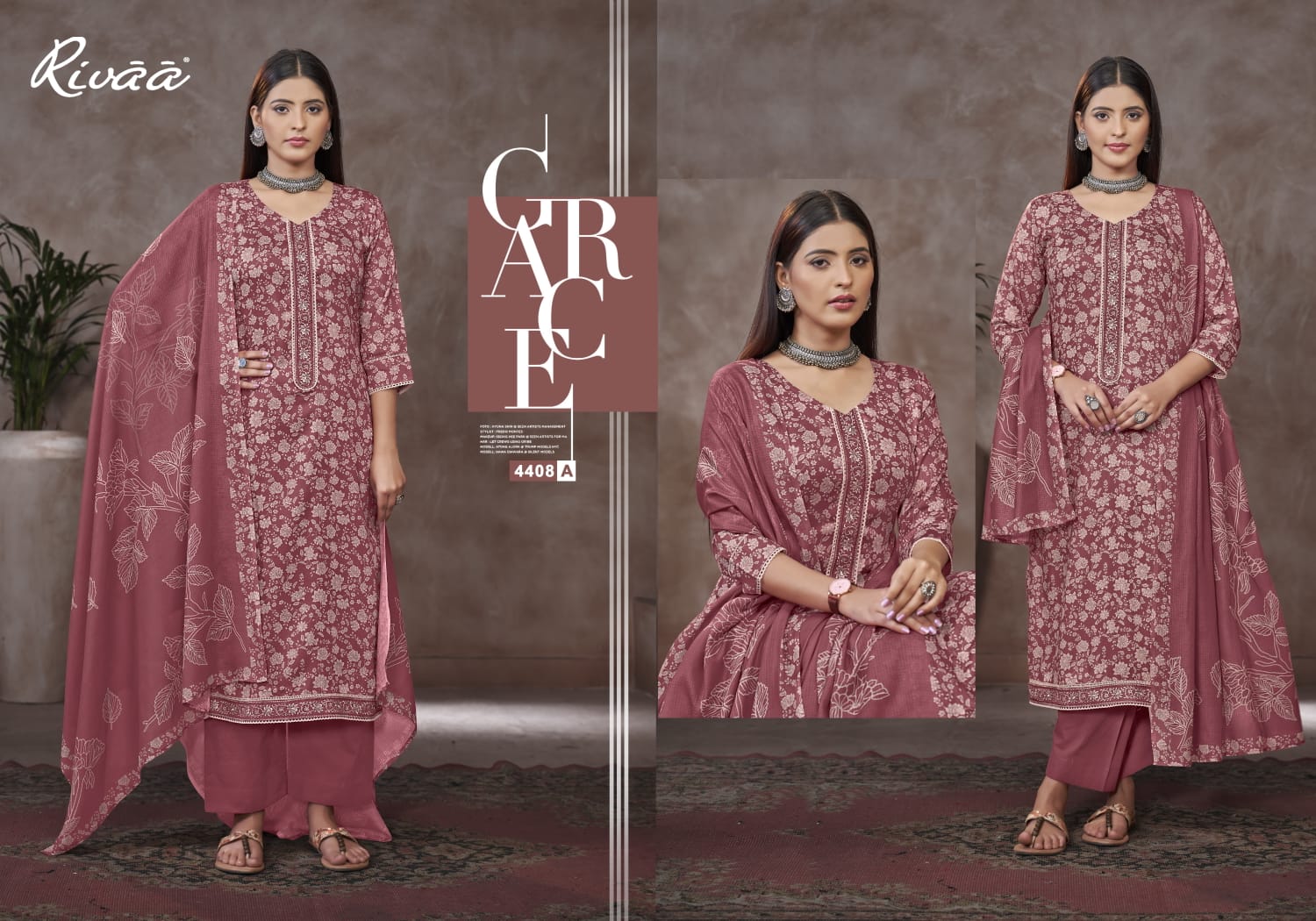 Ragini 3 Rivaa Pashmina Suits Supplier India