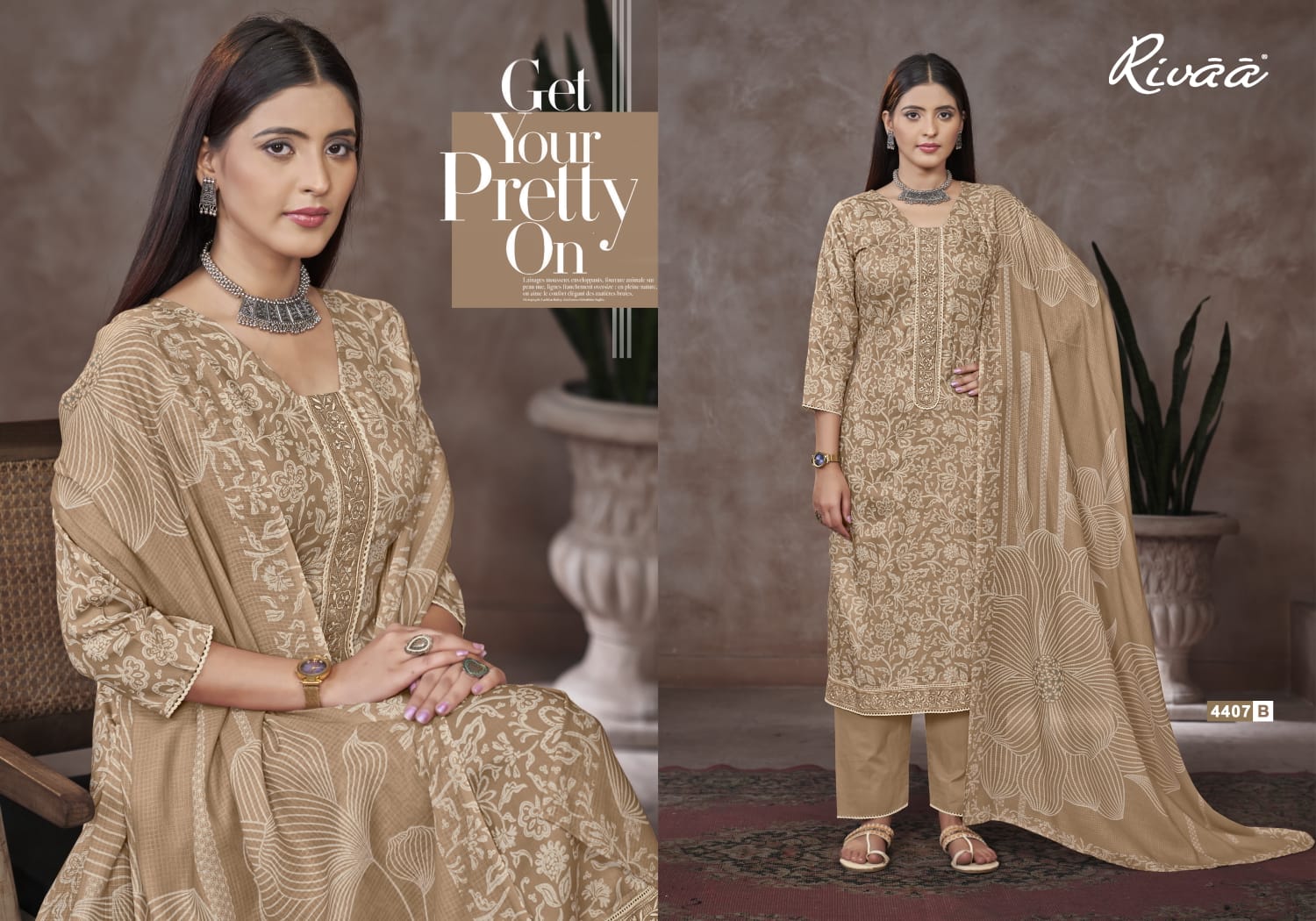 Ragini 3 Rivaa Pashmina Suits Supplier India