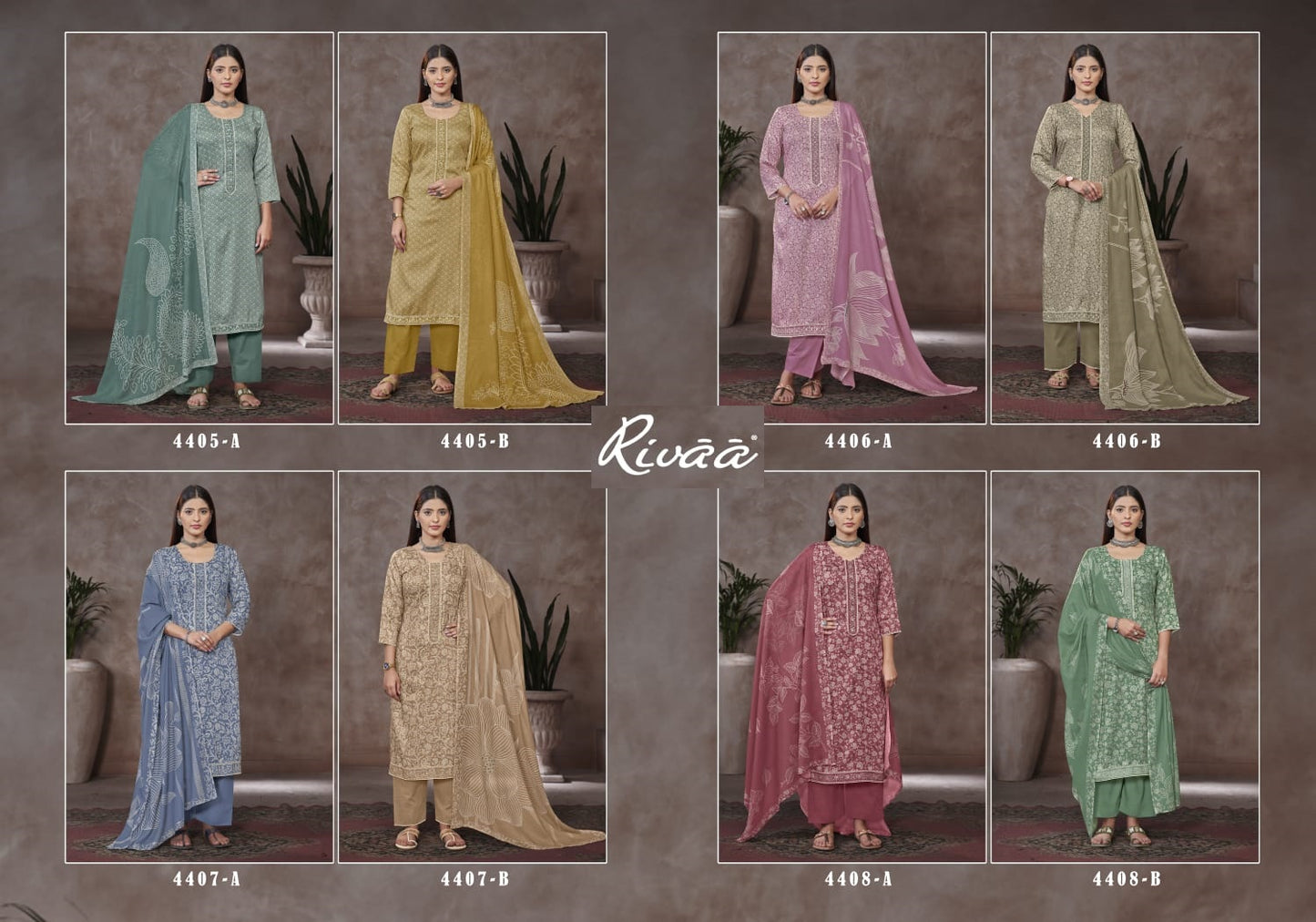 Ragini 3 Rivaa Pashmina Suits Supplier India