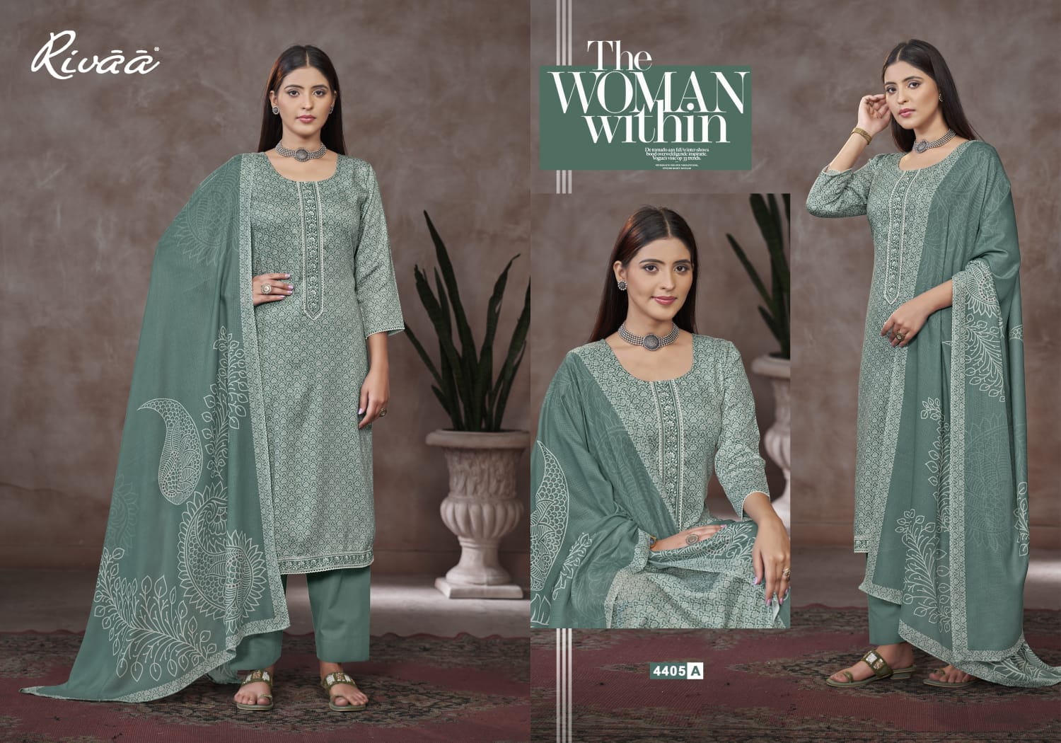 Ragini 3 Rivaa Pashmina Suits Supplier India