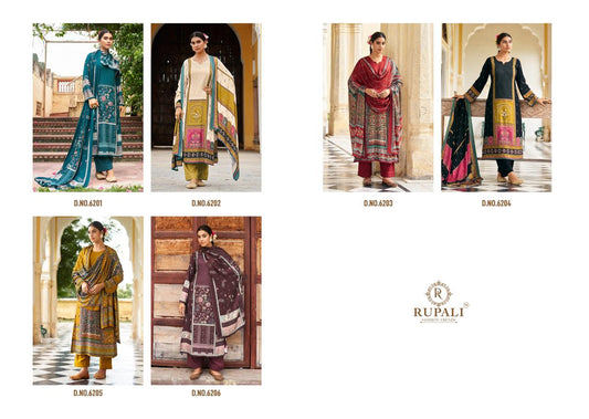 Ragini Rupali Pure Viscose Pashmina Suits Exporter Ahmedabad