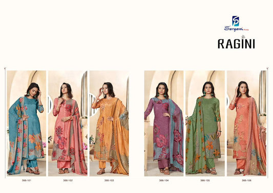 Ragini Sargam Prints Muslin Pant Style Suits