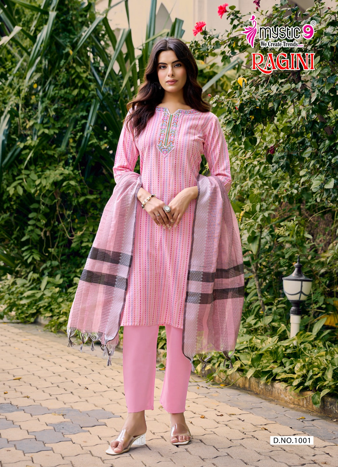 Ragini Vol 1 Mystic 9 Handloom Readymade Pant Style Suits Exporter Gujarat