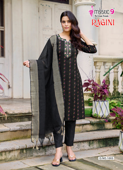 Ragini Vol 1 Mystic 9 Handloom Readymade Pant Style Suits Exporter Gujarat