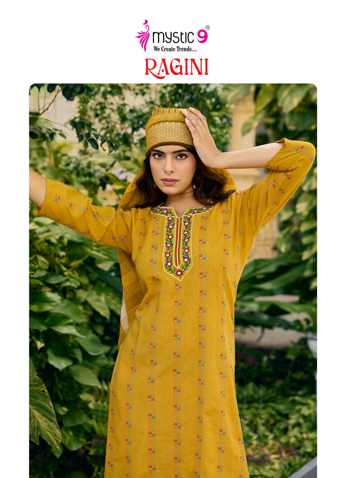 Ragini Vol 1 Mystic 9 Handloom Readymade Pant Style Suits Exporter Gujarat