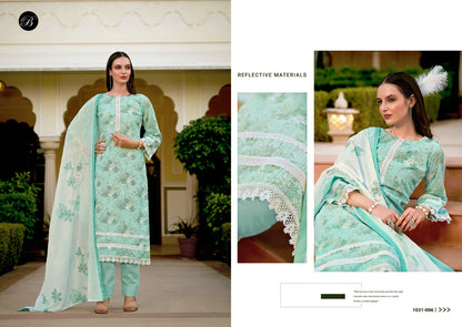 Raha Belliza Designer Studio Cotton Karachi Salwar Suits Wholesale