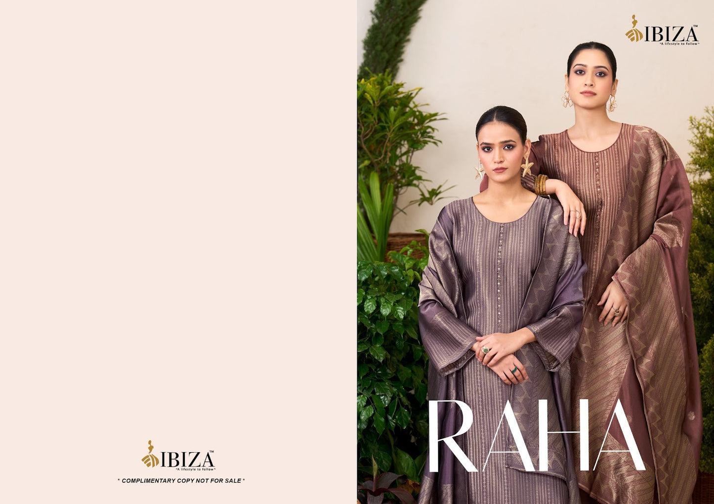 Raha Ibiza Silk Jacquard Pant Style Suits Wholesale