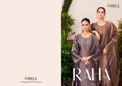 Raha Ibiza Silk Jacquard Pant Style Suits Wholesale
