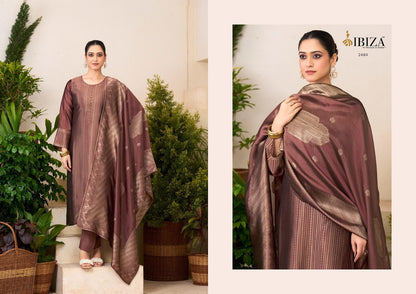 Raha Ibiza Silk Jacquard Pant Style Suits Wholesale