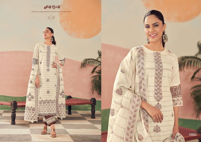 Raha Jay Vijay Pure Cotton Pant Style Suits Wholesaler Ahmedabad