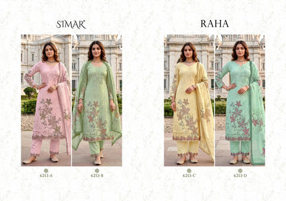 Raha Simar Cotton Pant Style Suits Manufacturer