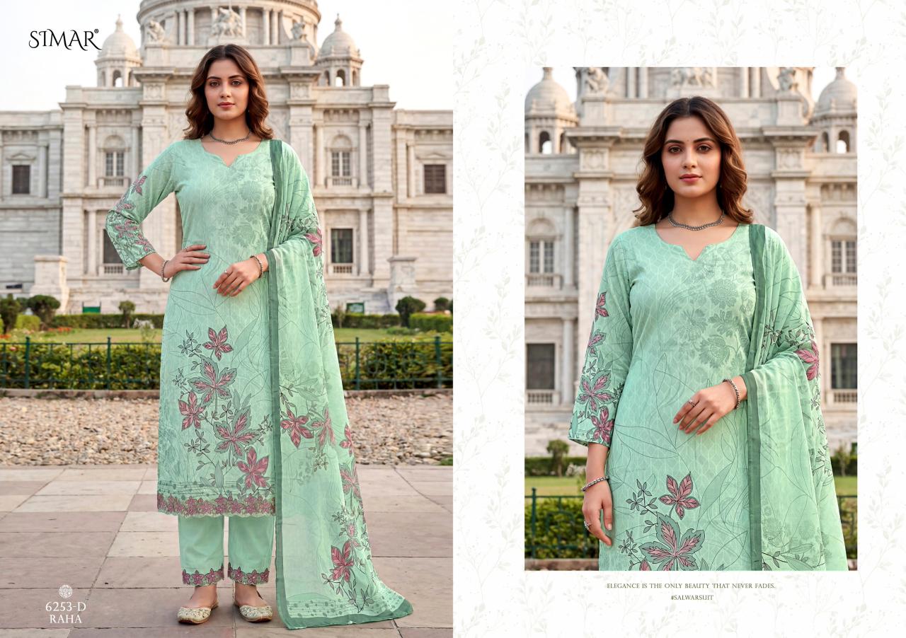 Raha Simar Cotton Pant Style Suits Manufacturer