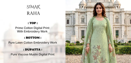 Raha Simar Cotton Pant Style Suits Manufacturer