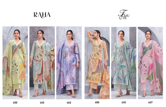 Raha Tm Cotton Lawn Pant Style Suits Exporter