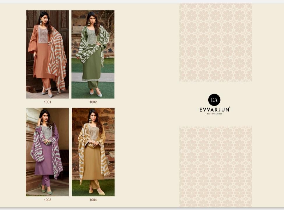 Rahi Evvarjun Yesfab Satin Silk Pant Style Suits