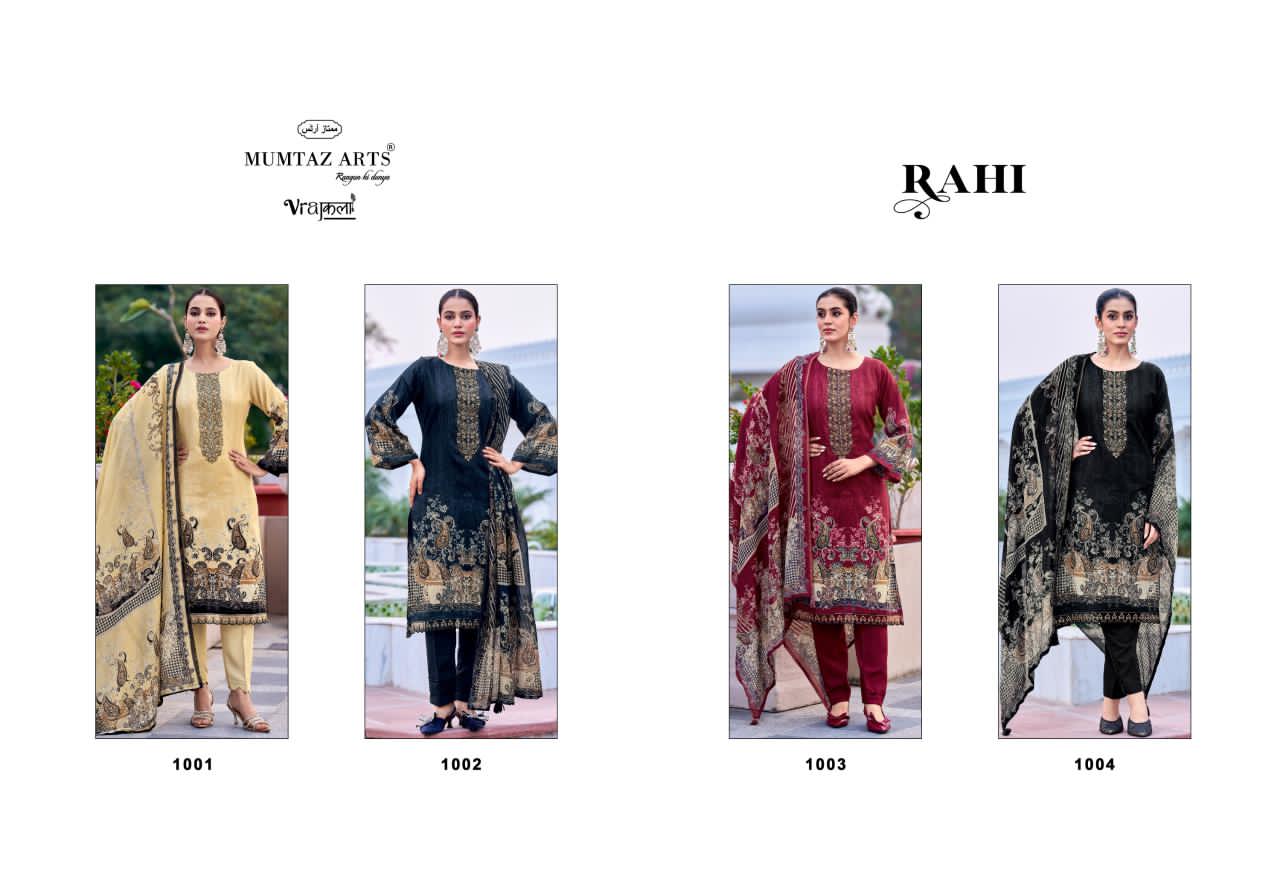 Rahi Mumtaz Arts Viscose Karachi Salwar Suits Exporter Gujarat