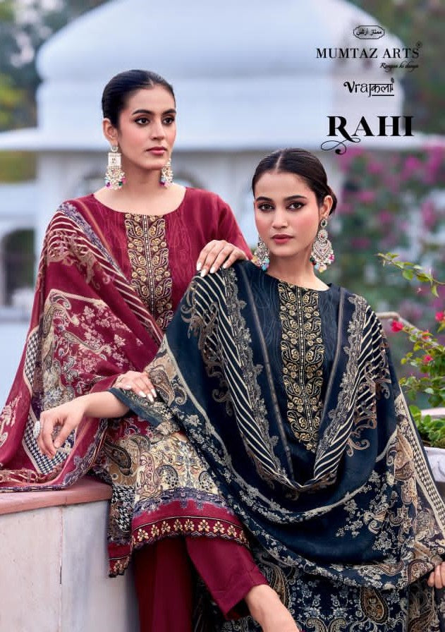 Rahi Mumtaz Arts Viscose Karachi Salwar Suits Exporter Gujarat