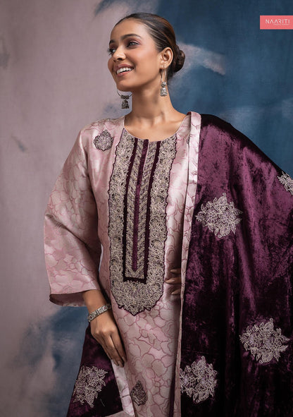 Rahyaz Naariti Velvet Suits Supplier Ahmedabad
