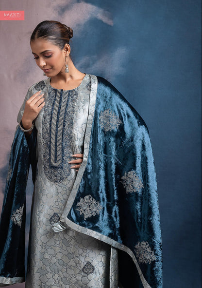 Rahyaz Naariti Velvet Suits Supplier Ahmedabad
