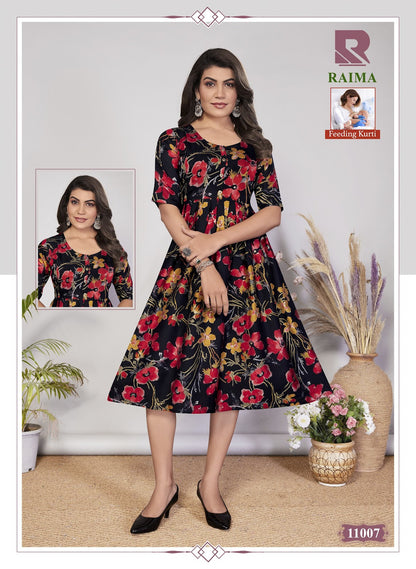 Raima Raashi Vertical Feeding Kurtis Supplier Gujarat