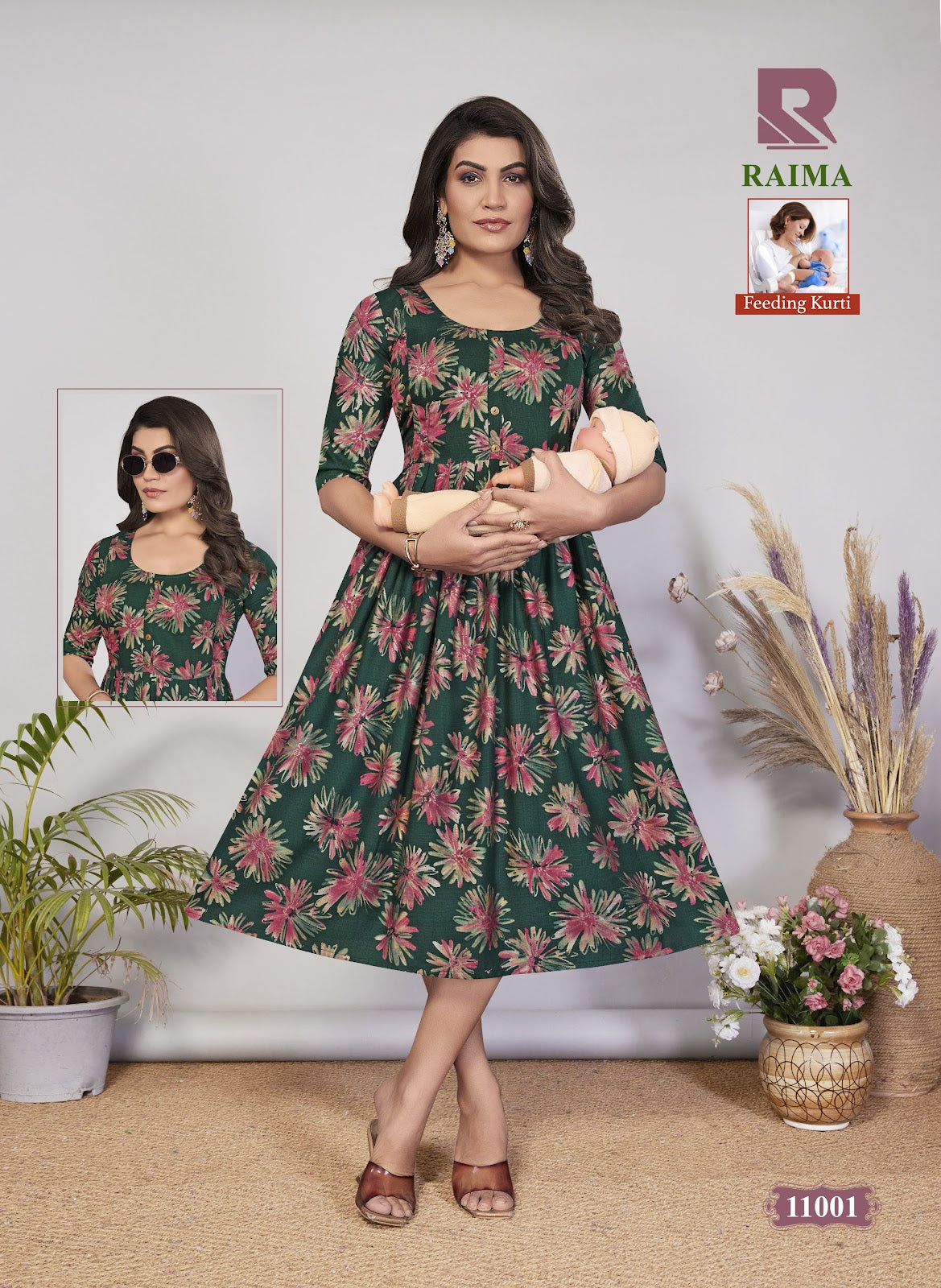 Raima Raashi Vertical Feeding Kurtis Supplier Gujarat