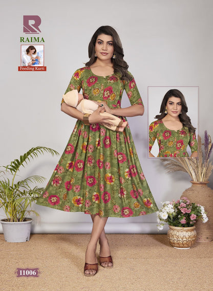 Raima Raashi Vertical Feeding Kurtis Supplier Gujarat