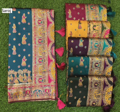 Rainaa Silk Saroj Pure Sarees Exporter